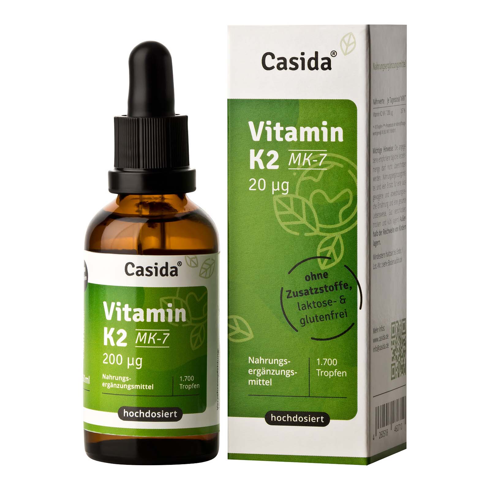 Casida Vitamin K2 Tropfen MK-7